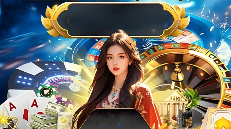 Hình ảnh quảng cáo của v9bet hiển thị nền tảng và các lợi ích
